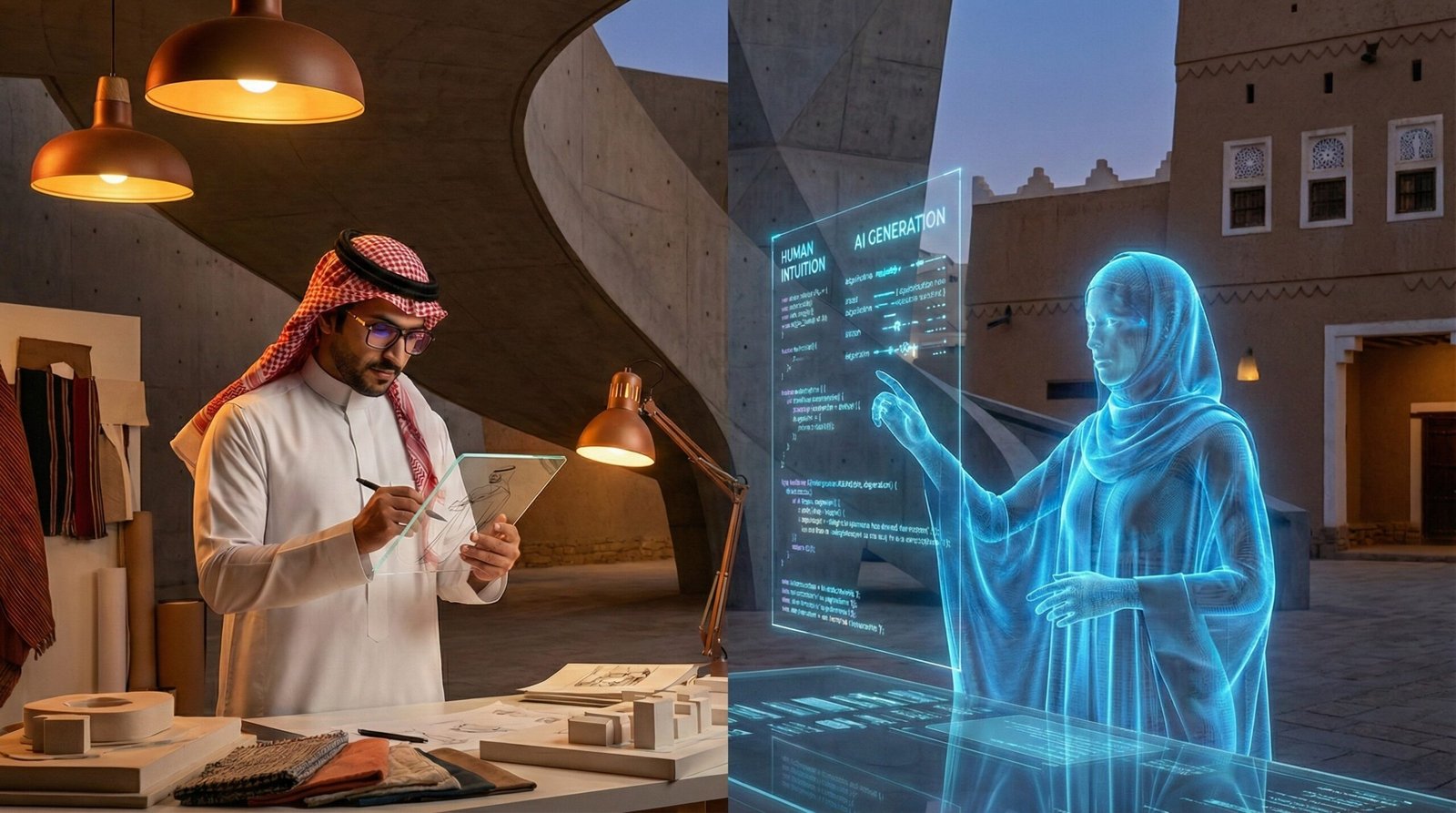 هل سيحل الذكاء الاصطناعي محل المصممين؟ حقيقة مستقبل الوظائف الإبداعية في السعودية